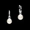 Earrings & Studs^Paspaley Pearls My Way Pearl Earrings | 10mm Oval Pearls, Diamonds, and White Gold WhiteGold