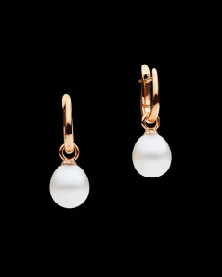 Earrings & Studs^Paspaley Pearls My Way Pearl Earrings | 10mm Oval Pearls, Diamonds, and Rose Gold RoseGold