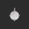 Chains, Charms & Accessories^Paspaley Petite Mermaid Coin Charm | Mother of Pearl, Diamonds, and White Gold WhiteGold
