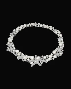 Necklaces & Pendants^Paspaley Rockpool Starfish Pearl Collier | 5-12mm Keshi Baroque Pearls, Diamonds, and Platinum