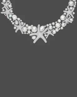 Necklaces & Pendants^Paspaley Rockpool Starfish Pearl Collier | 5-12mm Keshi Baroque Pearls, Diamonds, and Platinum