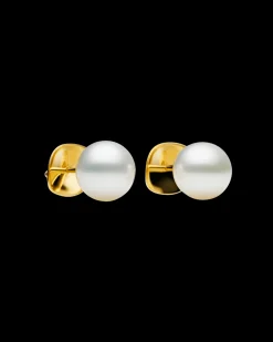 Earrings & Studs^Paspaley Round Pearl Stud Earrings | Round Pearls and Yellow Gold YellowGold
