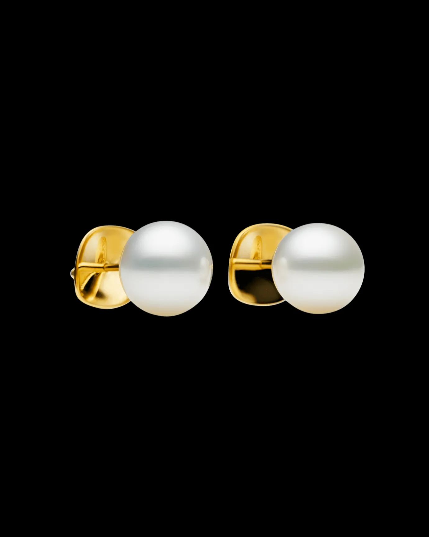 Earrings & Studs^Paspaley Round Pearl Stud Earrings | Round Pearls and Yellow Gold YellowGold