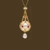 Necklaces & Pendants^Paspaley Ruby Lavalier Pearl Necklace | 15mm Button Pearl, Rubies, and Yellow Gold YellowGold