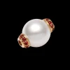 Clasps & Brooches^Paspaley Ruby Rondelle Pearl Clasp | 13mm Round Pearl, Rubies, and Yellow Gold YellowGold