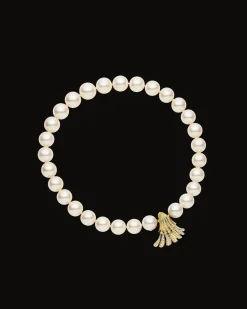Clasps & Brooches^Paspaley Sea Shell Diamond Clasp | Diamonds and Yellow Gold YellowGold