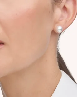 Earrings & Studs^Paspaley Semi-Round Pearl Stud Earrings | Semi-Round Pearls and Yellow Gold YellowGold