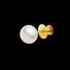 Chains, Charms & Accessories^Paspaley Single Pearl Lapel Pin | 12mm Button Pearl and Yellow Gold YellowGold