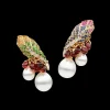 Earrings & Studs^Paspaley Song Bird Feather Pearl Earrings | 7-10mm Keshi Pearls, Gemstones, and Yellow Gold YellowGold