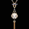 Necklaces & Pendants^Paspaley Tassel Anchored Lavalier Pearl Necklace | 18mm Round Pearl, Gemstones and Mixed Metals Multi