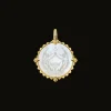 Chains, Charms & Accessories^Paspaley Taurus Coin Charm | Mother of Pearl, Diamonds, and Yellow Gold YellowGold