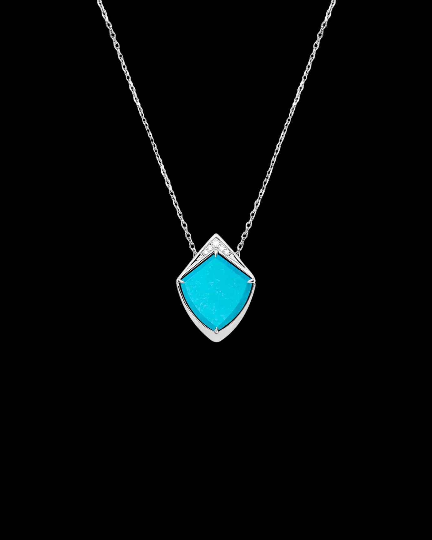 Necklaces & Pendants^Paspaley Turquoise Megisti Necklace | Mother of Pearl, Turquoise, and White Gold WhiteGold