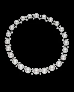 Necklaces & Pendants^Paspaley Wave Pearl Collier | 12–15mm Button Pearls, Diamonds, and Platinum