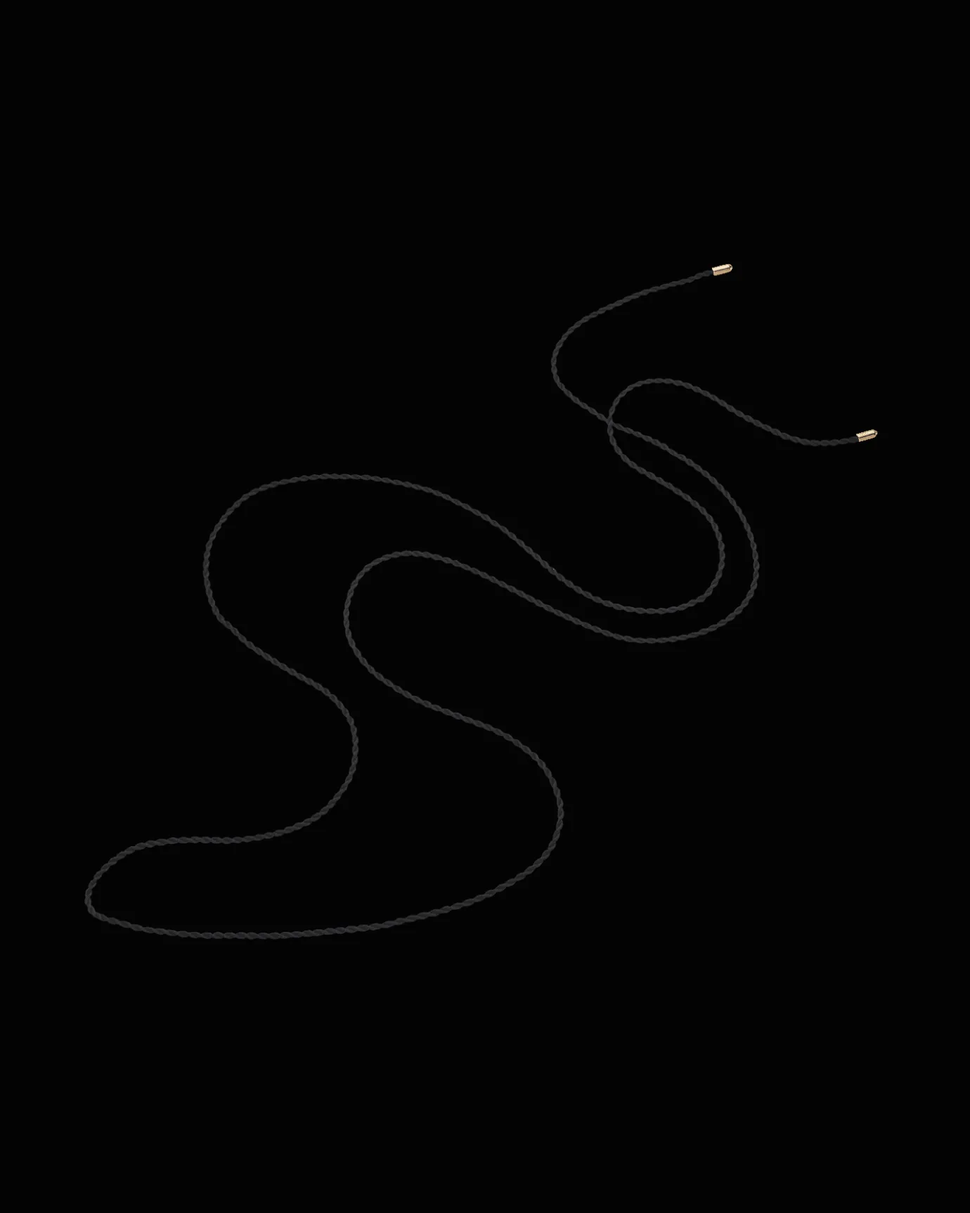 Chains, Charms & Accessories^Paspaley Wetsuit Black Silk Rope | Silk and Yellow Gold YellowGold