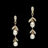 Earrings & Studs^Paspaley Wildflower Double Petal Earrings | 8mm Keshi Pearls, Diamonds, and Yellow Gold YellowGold