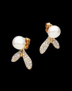 Earrings & Studs | Chains, Charms & Accessories^Paspaley Wildflower Petal Earring Enhancers | Diamonds and Yellow Gold YellowGold