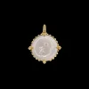 Chains, Charms & Accessories^Paspaley Year of the Rabbit Coin Charm | Mother of Pearl, Diamonds, and Yellow Gold YellowGold