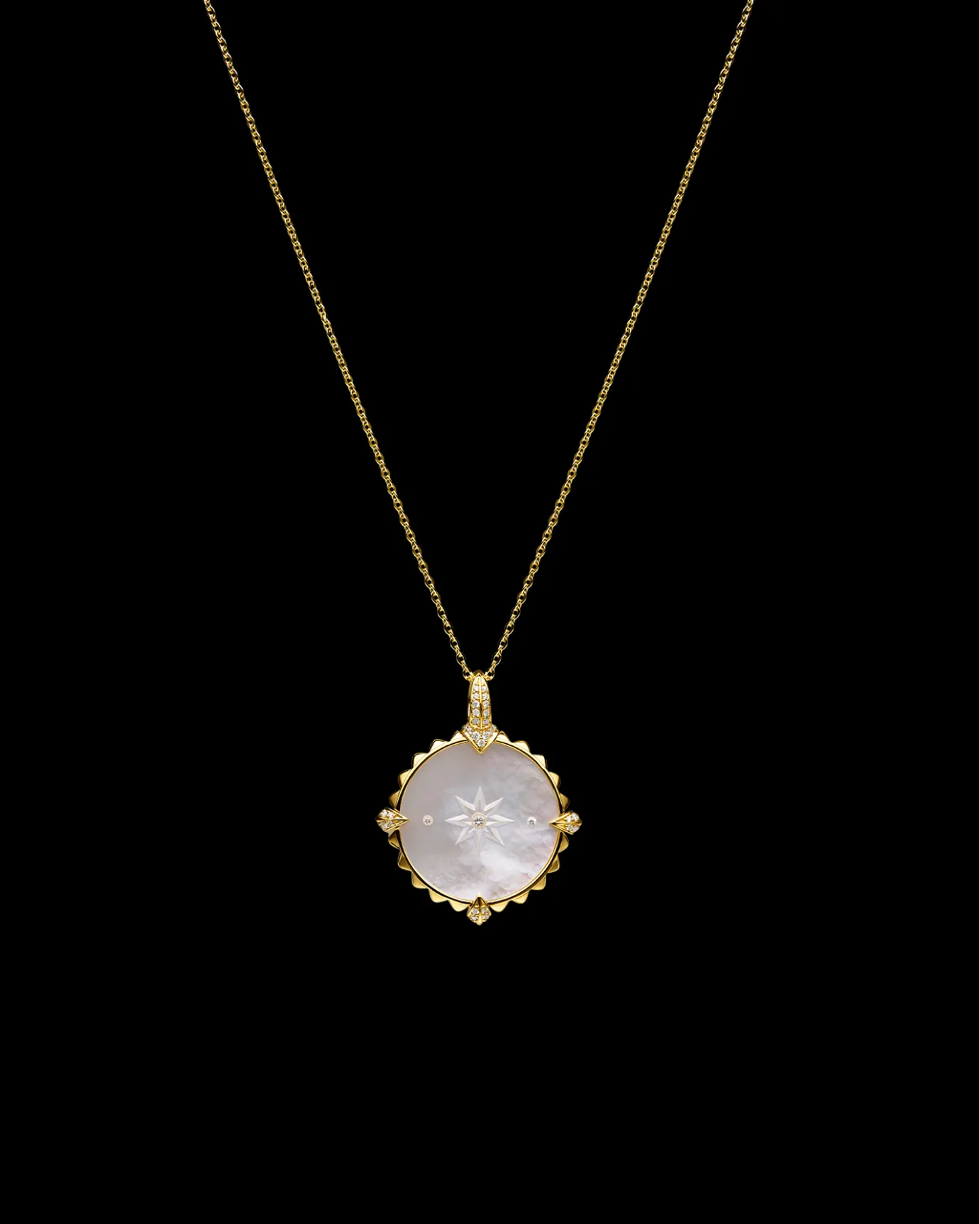Chains, Charms & Accessories^Paspaley Year of the Rabbit Coin Charm | Mother of Pearl, Diamonds, and Yellow Gold YellowGold