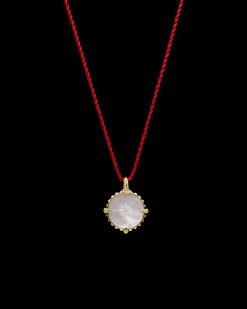 Chains, Charms & Accessories^Paspaley Year of the Rabbit Coin Charm | Mother of Pearl, Diamonds, and Yellow Gold YellowGold